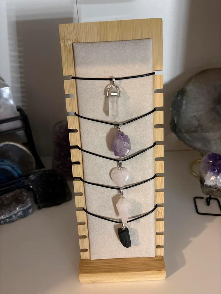 Edelstenen ketting - cadeau tip!, Sieraden, Tassen en Uiterlijk, Kettingen, Nieuw, Steen of Mineraal, Overige kleuren, Met edelsteen