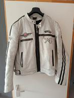 Lookwell lederen motorjas Maat 52 wit, Ophalen of Verzenden, Tweedehands, Jas | textiel