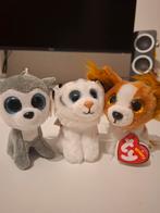 Ty Beanie Boo Sleutelhangers - Slush, Tundra & Barks, Ophalen, Zo goed als nieuw