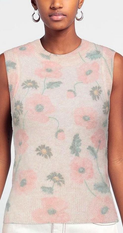 SANDRO MOUWLOZE  BLOEMEN JACQUARD TRUI (NEW €200) NIEUW💖💖, Kleding | Dames, Truien en Vesten, Nieuw, Maat 36 (S), Overige kleuren