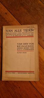Van den Vos Reinaerde - Elfde Druk, Ophalen of Verzenden, Dr. D.C. Tinbergen