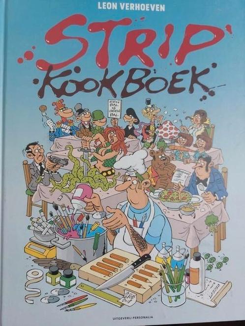 Leon Verhoeven - Stripkookboek, Boeken, Kinderboeken | Jeugd | 13 jaar en ouder, Zo goed als nieuw, Ophalen of Verzenden
