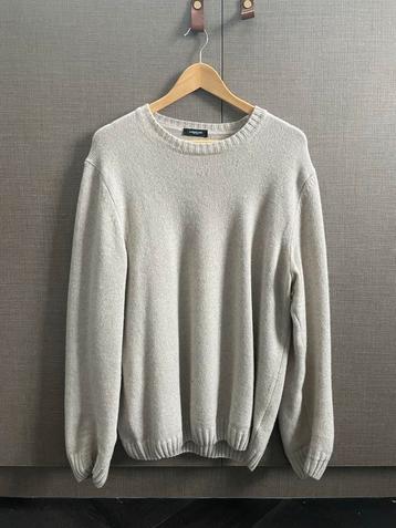 Lawrence Grey Cashmere Trui Crème XL beschikbaar voor biedingen
