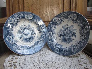 Wandborden (2) Royal Sphinx P. Regout Maastricht beschikbaar voor biedingen