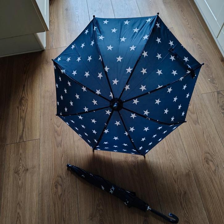 2 x Hema kinderparaplu per stuk € 3,50, Samen € 5,50, Sieraden, Tassen en Uiterlijk, Paraplu's, Gebruikt, Blauw, Ophalen