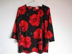 Nr.2: Mooie Top Blouse leuke print merk Jacqueline de Yong, Maat 38/40 (M), Ophalen of Verzenden, Zo goed als nieuw, Rood