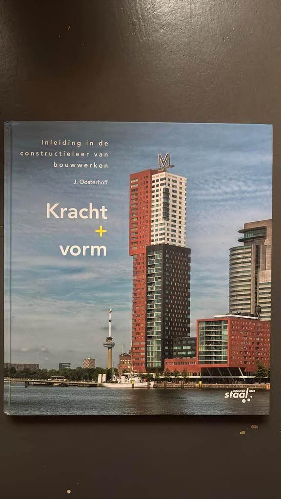 J. Oosterhoff - Kracht plus vorm, Boeken, Techniek, Zo goed als nieuw, Bouwkunde, Ophalen of Verzenden