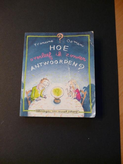 Boek Hoe overleef ik zonder antwoorden, Boeken, Kinderboeken | Jeugd | 10 tot 12 jaar, Gelezen, Non-fictie, Ophalen of Verzenden