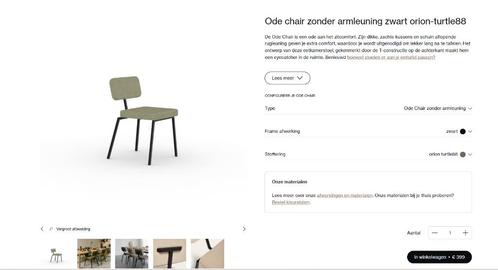 Studio Henk stoel, Huis en Inrichting, Stoelen, Nieuw, Eén, Stof, Ophalen