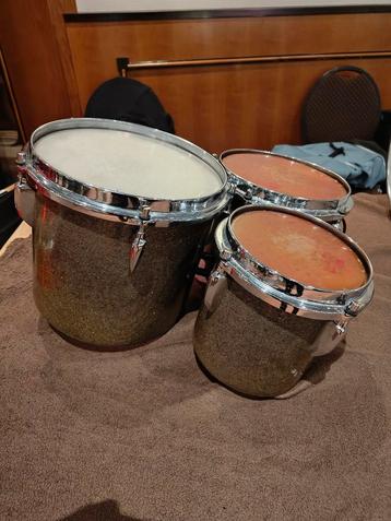 Sonor Teardrop 3 timbalesset (bongos) (zeldzaam) beschikbaar voor biedingen