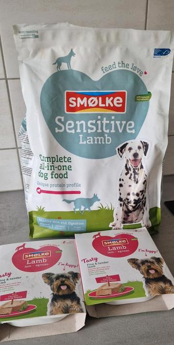 Smolke sensitive lam 2kg + 2x gestoomd vlees beschikbaar voor biedingen
