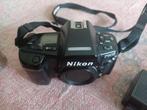 Ouderwetse Camera in Metalen Koffer, Ophalen of Verzenden, Gebruikt, Spiegelreflex, Nikon