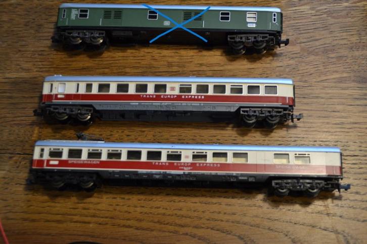 Fleischmann Trix Arnold Roco Atlas passagierswagons, Hobby en Vrije tijd, Modeltreinen | N-Spoor, Gebruikt, Wagon, Gelijkstroom