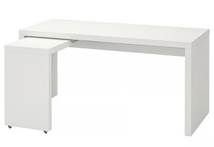 Ikea Malm Bureau, Huis en Inrichting, Bureaus, Zo goed als nieuw, Bureau, Ophalen