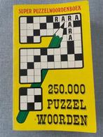 Super Puzzelwoordenboek  - 250.000 puzzel woorden, Ophalen of Verzenden, Minder dan 500 stukjes, Gebruikt, Puzzelboek
