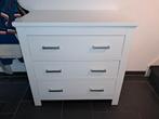 3ladenkast of commode wit modern, Ophalen, 50 tot 70 cm, 90 tot 105 cm, 100 cm of meer