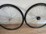 Shimano Dura Ace wielset 7400 Wolber 36 gaats velg velgrem, Fietsen en Brommers, Ophalen of Verzenden, Zo goed als nieuw, Racefiets