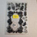 Clear Stamp Set Uilen, Vlinders, Bloemen, Ophalen of Verzenden, Nieuw, Clearstamp