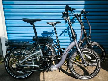 2x Nieuwstaat Popal E-Folt 1.0 Elektrische Vouwfietsen