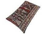 Handmade oriental wool Kelim Cushion vintage Marocco 30x46cm, Overige kleuren, Ophalen of Verzenden, Zo goed als nieuw, Rechthoekig