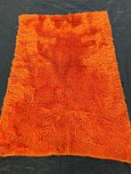 oranje retro kleed sprei velvet fluweel 130x200, Ophalen of Verzenden, Zo goed als nieuw