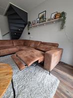 Hoekbank met elektrische relaxfunctie, Ophalen of Verzenden, Zo goed als nieuw, Stof, Modern