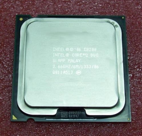 Core2 Duo Intel E8200 2.66 GHz + Koelpasta+ 3 maand garantie, Computers en Software, Processors, Zo goed als nieuw, 2-core, 2 tot 3 Ghz