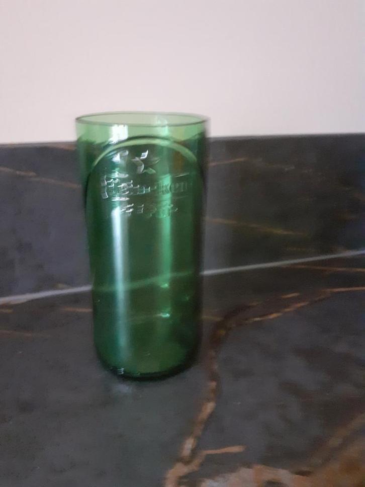 Groen bierglas van Heineken., Verzamelen, Biermerken, Zo goed als nieuw, Glas of Glazen, Heineken, Ophalen of Verzenden