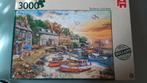 Puzzel 3000 stukjes - Harbour Cottages, Ophalen of Verzenden, Meer dan 1500 stukjes