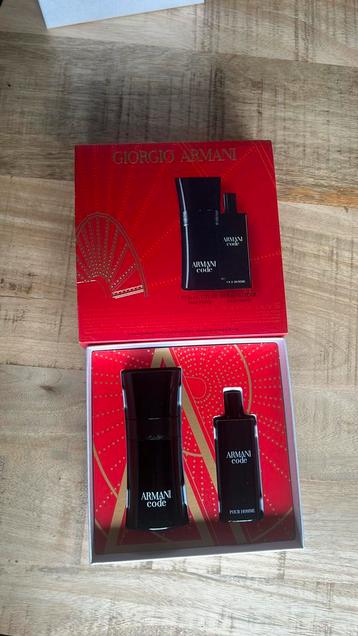 Giorgio armani set armani code beschikbaar voor biedingen