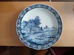 Delfts blauw bord J. Sonneville, Boch Belgium, Ophalen of Verzenden