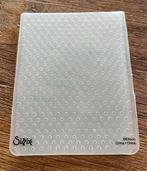 Sizzix embossingmal dots, Hobby en Vrije tijd, Kaarten | Zelf maken, Ophalen of Verzenden, Zo goed als nieuw, Overige thema's