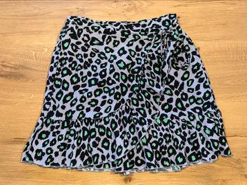 Lila wikkelrok Colourful Rebel panterprint maat S / M beschikbaar voor biedingen