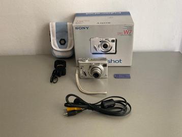 Sony Cyber-Shot DSC-W7 Digitale Camera beschikbaar voor biedingen
