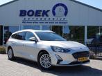 Ford FOCUS Wagon 1.0 EcoBoost 125PK Titanium AUTOM. | TREKH., Stof, Gebruikt, Origineel Nederlands, 1300 kg