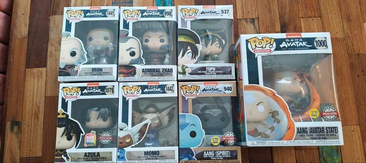 8 Funko Pop Avatar!, Verzamelen, Poppetjes en Figuurtjes, Zo goed als nieuw, Ophalen of Verzenden