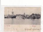 Delfzijl-Haven met Baggermolen 1902, Verzenden, Voor 1920, Gelopen, Groningen