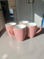 4 nieuwe roze koffie kopjes van strawberry&applepie, Huis en Inrichting, Keuken | Servies, Ophalen of Verzenden, Nieuw