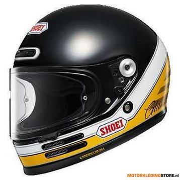 Shoei Glamster 06 Abiding Integraalhelm, Zwart-Wit-Geel beschikbaar voor biedingen