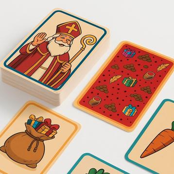 Sinterklaaskaarten A5 formaat  beschikbaar voor biedingen
