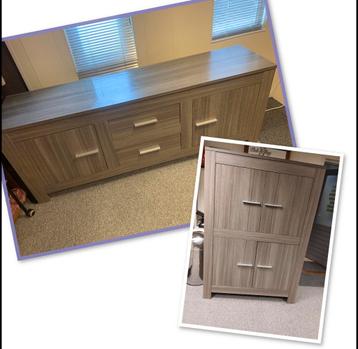 Dressoir en kast beschikbaar voor biedingen