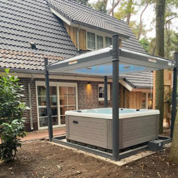 Zwembadoverkapping | Jacuzzi Overkapping Elektrisch | Cover beschikbaar voor biedingen