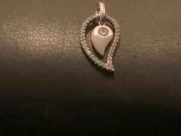 Ti Sento zilveren (925) kettinghanger met Zirkonia’s. beschikbaar voor biedingen