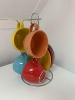 Gibson Café Amaretto Mokkenset met Rek, Huis en Inrichting, Keuken | Servies, Ophalen, Keramiek, Nieuw, Effen