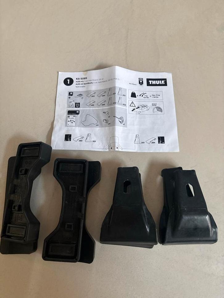 Thule Kitset 5085 Dakdragers Audi A3, Auto diversen, Dakdragers, Gebruikt, Ophalen of Verzenden