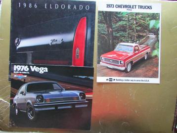 '70s/'80s G.M. brochures, lot van 10, origineel (3) beschikbaar voor biedingen