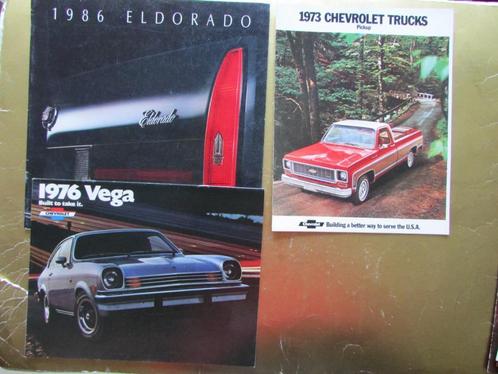 '70s/'80s G.M. brochures, lot van 10, origineel (3), Boeken, Auto's | Folders en Tijdschriften, Zo goed als nieuw, Overige merken
