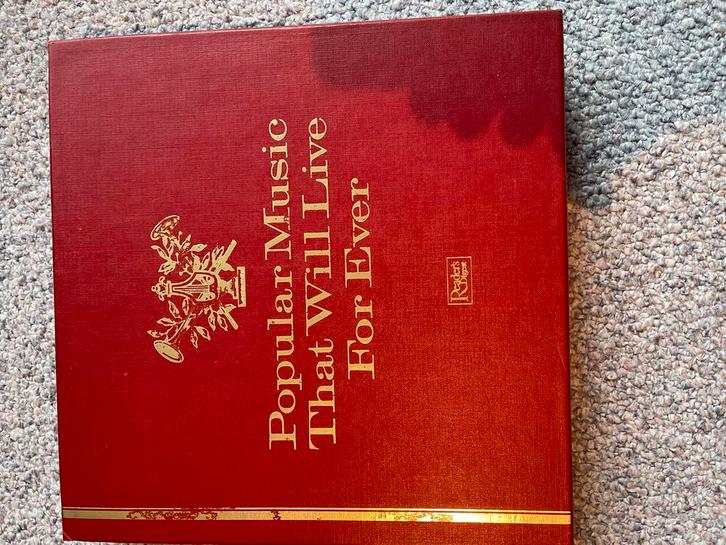 Populaire Muziek Voor Altijd, box met lps, Boeken, Muziek, Gelezen, Algemeen, Ophalen of Verzenden