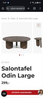 By-Boo Salontafel Rond - 100cm, Huis en Inrichting, Tafels | Salontafels, Ophalen, Gebruikt, Rond, Modern