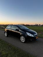 Opel Corsa 1.2 16V 3D 2010 Zwart, Auto's, Voorwielaandrijving, 450 kg, 40 €/maand, 1229 cc